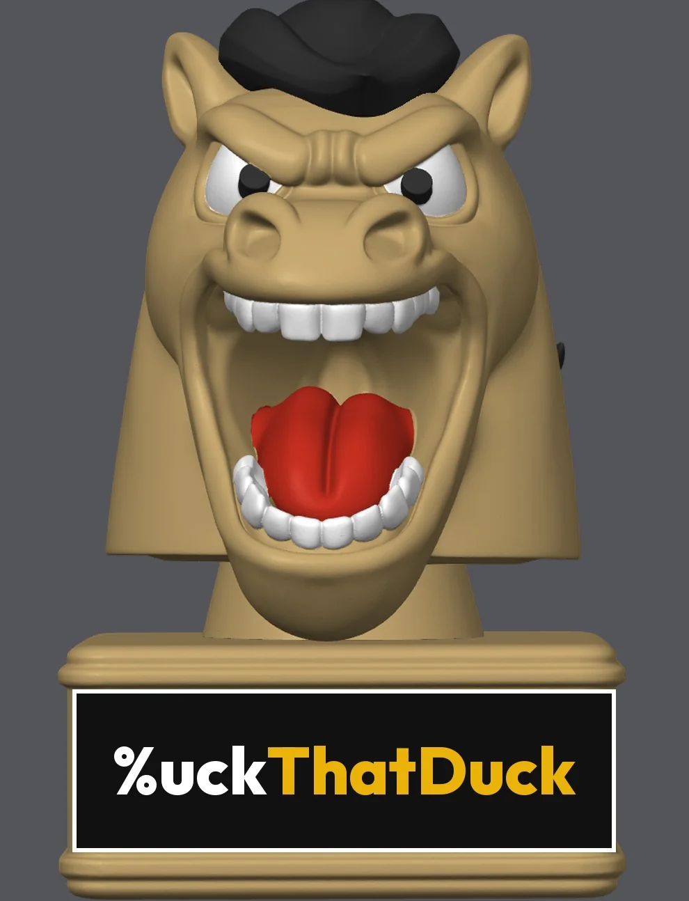 Desert Sand Bronco Buck figurine