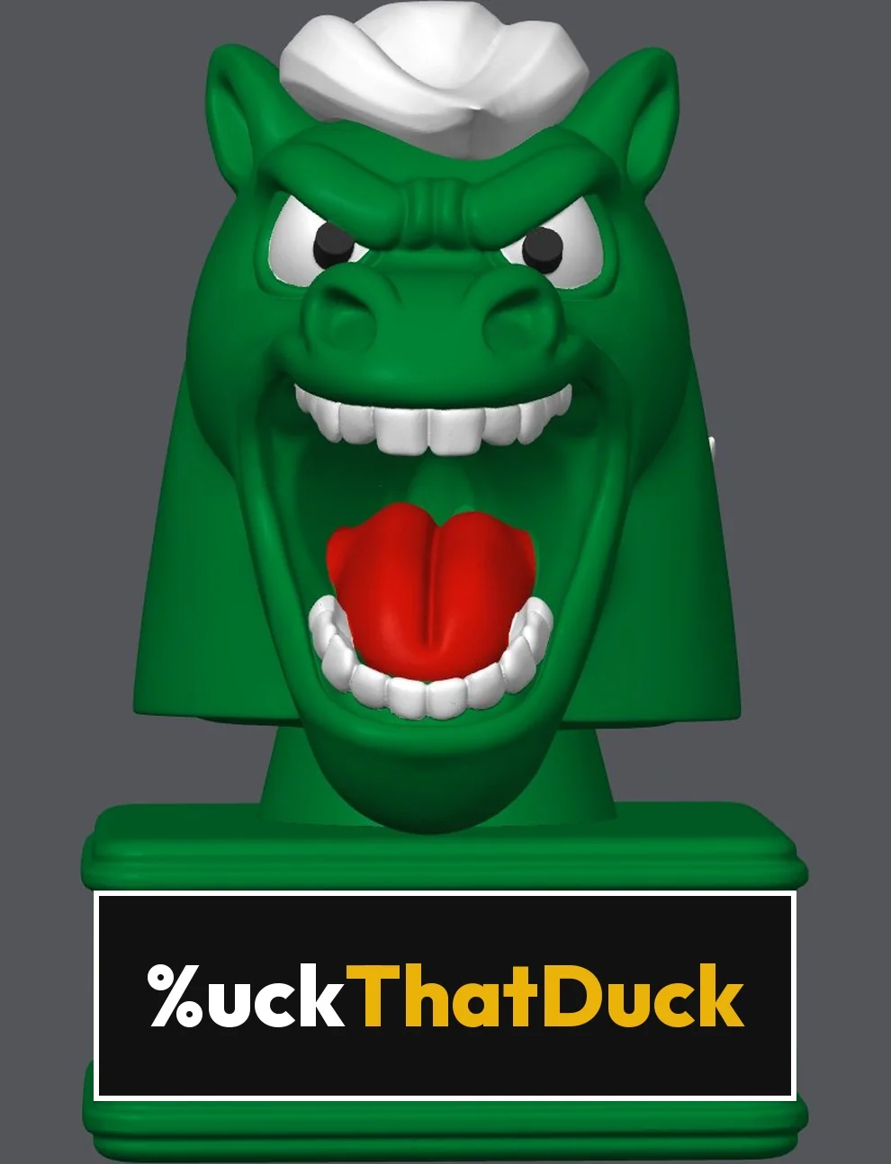 Eruption Green Bronco Buck figurine